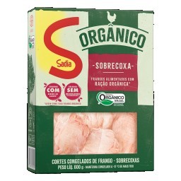 Sobrecoxa de Frango Congelada Orgânica Sadia 600g