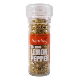 Tempero Moedor Sal Com Lemon Pepper Bombay 70 G