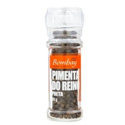 Pimenta-do-Reino Preta com Moedor Bombay Herbs & Spices Vidro 50g