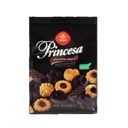 Biscoitos Sortidos De Chocolate Negro Vieira Princesa 200G