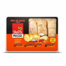 PAO ALHO SANTA MASSA RECHE 400G PICANTE