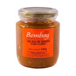 Geleia Manga com Curry Bombay Herbs & Spices Vidro 240g	