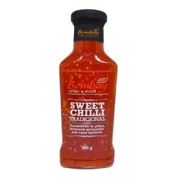 Molho de Pimenta Sweet Chilli Tradicional Bombay Herbs & Spices Vidro 385g	