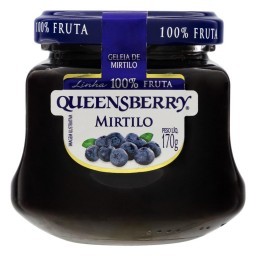 Geleia Mirtilo Queensberry 100% Fruta Vidro 170g