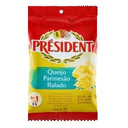 Queijo Parmesão Ralado PRESIDENT Pacote 100g