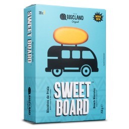 Biscoito Biscland Sweet Board 250g _ Importação 