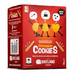 Biscoito Biscland Cinnamon Cookies 180g