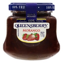 Geleia Morango Queensberry 100% Fruta Vidro 170g