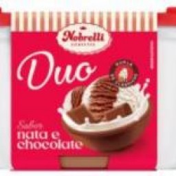 Sorvete Nobrelli Duo 1,3 L Chocolate E Nata