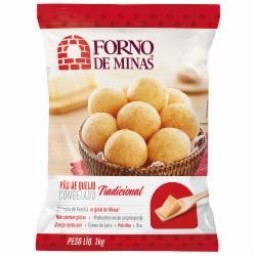 Pao Queijo De Forno Minas 1 Kg Tradicional