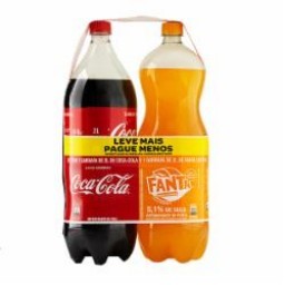 Pack Refrig Coca Cola+Fanta Laranja 2 L