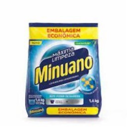 Lava Roupas Minuano Sache 1,6 Kg Maxima Limpeza