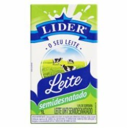 Leite Lider 1 L Semidesnatado