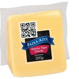 Queijo Gouda Fracionado Faixa Azul 200g