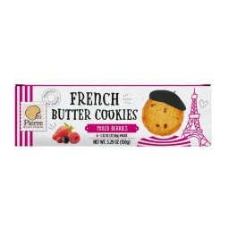 Biscoito Amanteigado Frutas Vermelhas Pierre Biscuiterie Caixa 150g