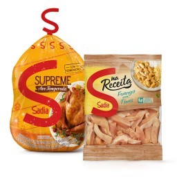 Ave Supreme Sadia + Frango em tiras Temp Sadia 400g