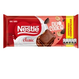 Chocolate ao Leite com Biscoito Duo Cookie Classic Pacote 150g