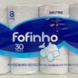 Papel Hig Fofinho Fs 30 M C/8 Neutro