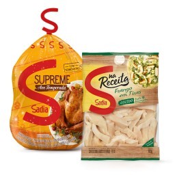 Ave Supreme Sadia + Frango em Tiras Sadia Cong 400g