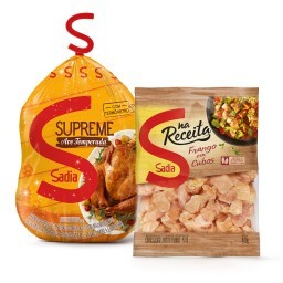 Ave Supreme Sadia + Frango em cubos Temp Sadia 400g