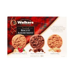 Biscoito Cookie Sortido Walkers Scottish Caixa 250g	 _ Importação 