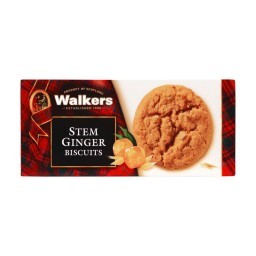 Biscoito Cookie com Pedaços de Gengibre Cristalizado Walkers Caixa 150g	 _ Importação