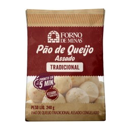 Pão de Queijo Assado FORNO MINAS 240g