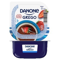 Iogurte Grego DANONE Chocolate com Morango 90g