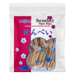 Biscoito Biju Sembei Miyako Pacote 250g	