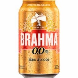 Cerveja Brahma Zero Alcool Lata 350 Ml