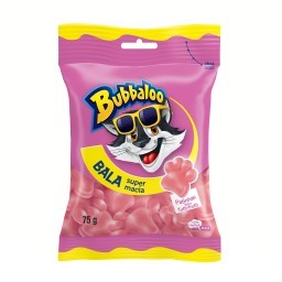 Bala Tutti Frutti Patinhas Bubbaloo Pacote 75g