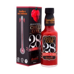 Molho de Pimenta Trinidad Scorpion Bombay Herbs & Spices Chilli Code 28 Caixa 60ml	