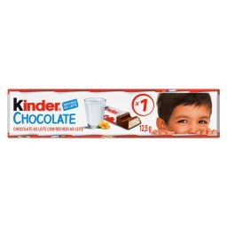 Kinder Chocolate ao Leite 1 Unidade 12,5g