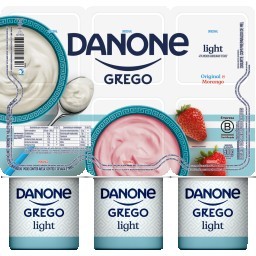 Iogurte Grego DANONE Morango Tradicional Light 510g