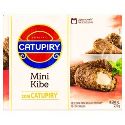 Mini Quibe Congelado Pré-Frito Carne com CATUPIRY Caixa 300g