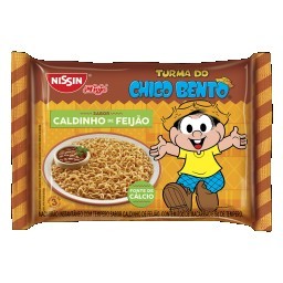 Macarrão Instantâneo Caldinho de Feijão Turma do Chico Bento Nissin Miojo Pacote 75g