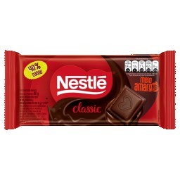 Chocolate Meio Amargo 40% Cacau Classic Pacote 80g