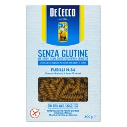 Macarrão de Arroz Fusilli 34 De Cecco Caixa 400g