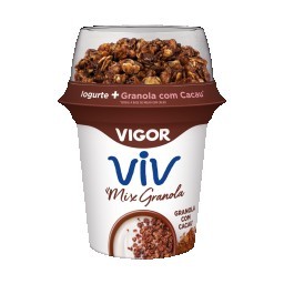 Iogurte Mix Granola com Cacau Vigor Viv 140g