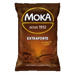 Café Torrado e Moído Extra Forte MOKA Pacote 500g