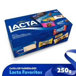 Caixa de variedades chocolates Lacta Favoritos 250,6g