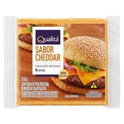 Queijo Fundido Tipo Cheddar Qualitá 120g  