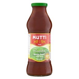 Purê de Tomate Manjericão Mutti Vidro 700g