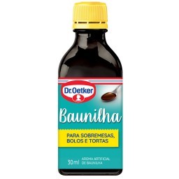 Dr. Oetker Aroma Baunilha Mais Sabor Para as Receitas Sobremesas Bolos Tortas e Doces 30ml