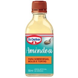 Dr. Oetker Aroma Amêndoa Mais Sabor Para as Receitas Sobremesas Bolos Tortas e Doces 30ml