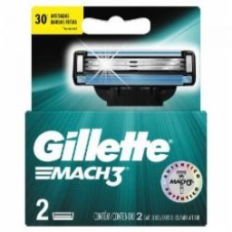 CARGA P/APARELHO GILLETTE MACH 3 C/2