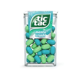 Tic Tac Pastilhas Sabor Menta Crush 16g