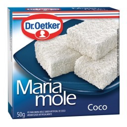 Dr. Oetker Maria Mole Sabor Coco Pó para Preparo de Sobremesa Consistência Firme e Sabor Delicioso 5