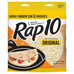 Pão Tortilha Original Rap10 Pouch 165g