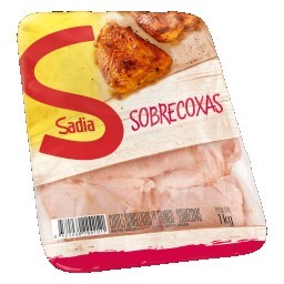 Sobrecoxa de Frango Congelada SADIA Bandeja 1kg